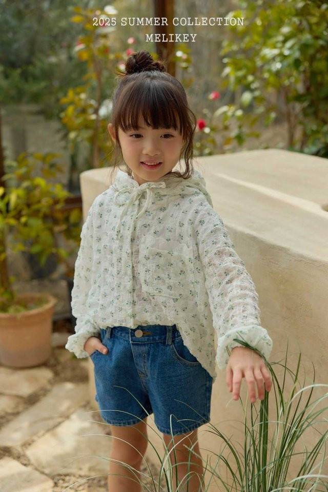Melikey - Korean Children Fashion - #designkidswear - Mini Denim Shorts - 5