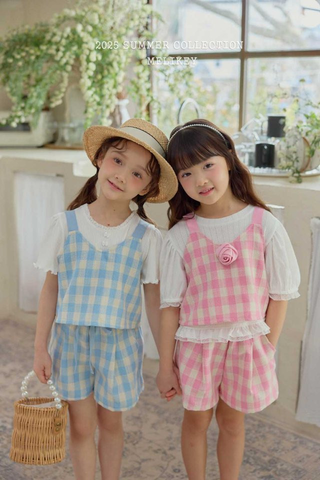 Melikey - Korean Children Fashion - #discoveringself - Check Shorts - 11