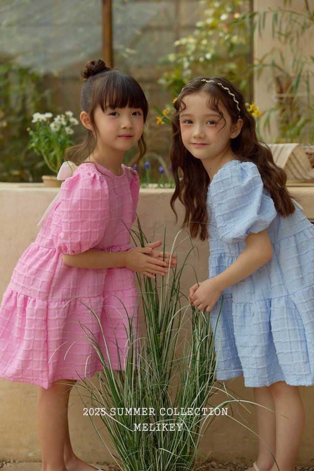 Melikey - Korean Children Fashion - #designkidswear - Ricco Back Ribbon One-piece - 4