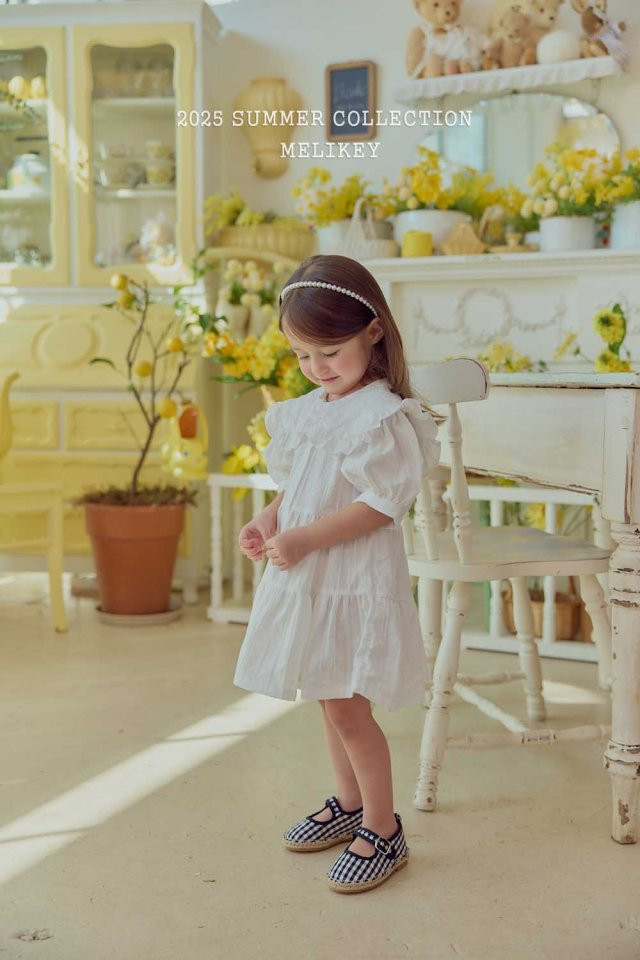 Melikey - Korean Children Fashion - #discoveringself - Sweet Collar One-piece - 9