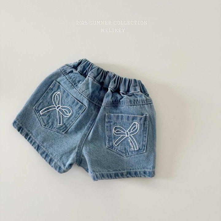 Melikey - Korean Children Fashion - #discoveringself - Embroidered Ribbon Shorts - 12