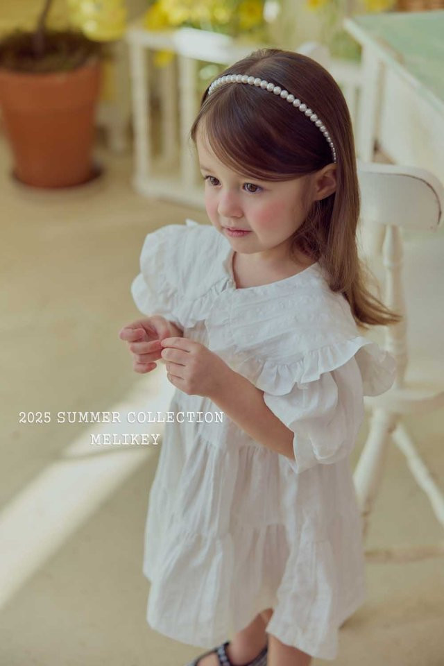 Melikey - Korean Children Fashion - #fashionkids - Sweet Collar One-piece - 10