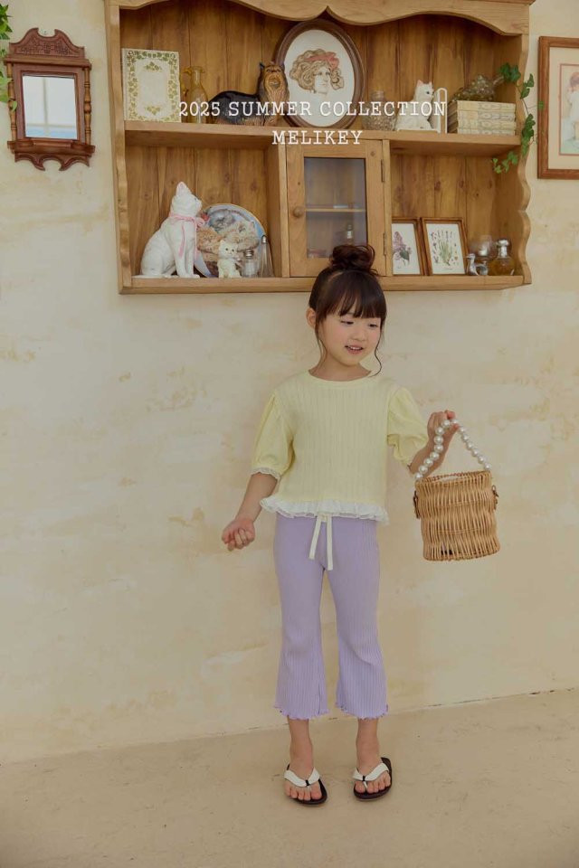 Melikey - Korean Children Fashion - #fashionkids - Daily Bootcut Pants - 7