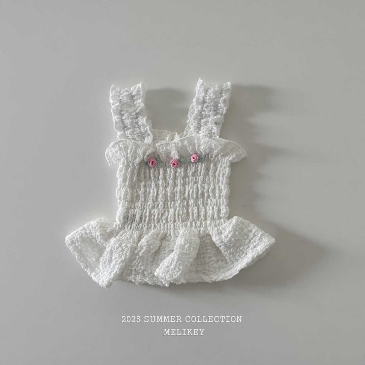 Melikey - Korean Children Fashion - #fashionkids - Rose Sleeveless Blouse