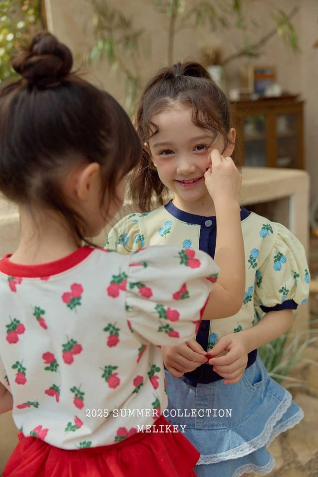 Melikey - Korean Children Fashion - #fashionkids - Rose Puff Cardigan - 8