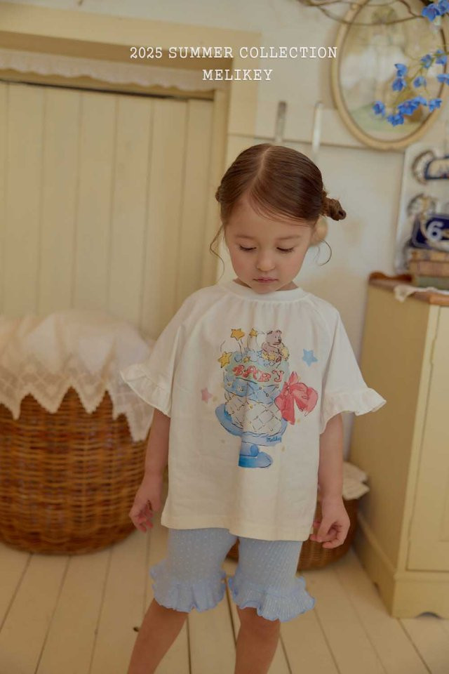 Melikey - Korean Children Fashion - #kidsshorts - Frill Leggings - 11