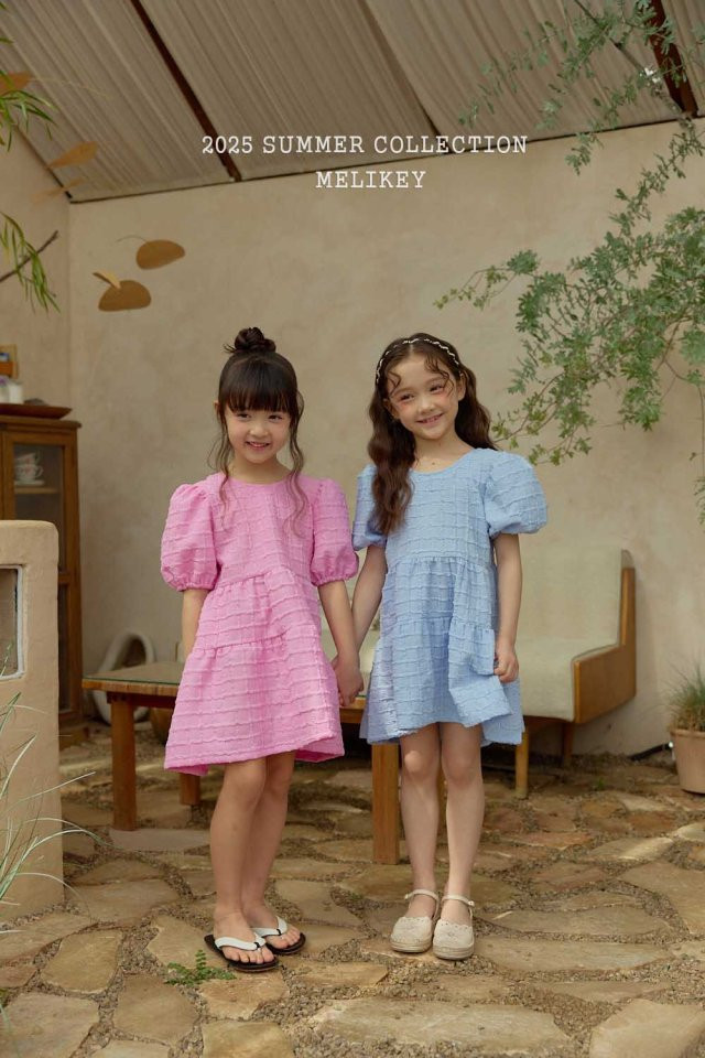 Melikey - Korean Children Fashion - #kidsshorts - Ricco Back Ribbon One-piece - 6