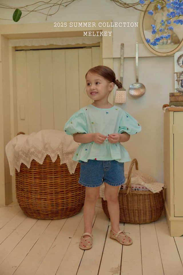 Melikey - Korean Children Fashion - #kidsshorts - Mini Denim Shorts - 8