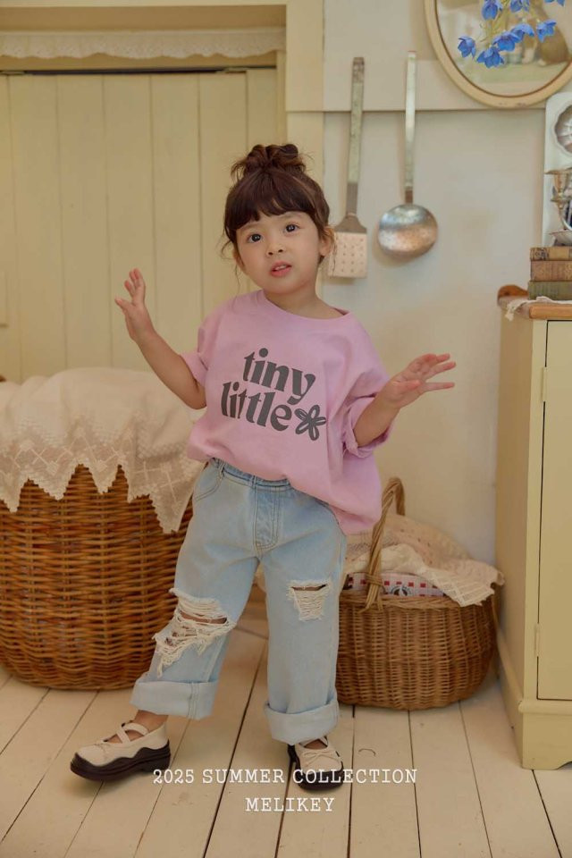 Melikey - Korean Children Fashion - #kidsshorts - Tina Little Tee - 9