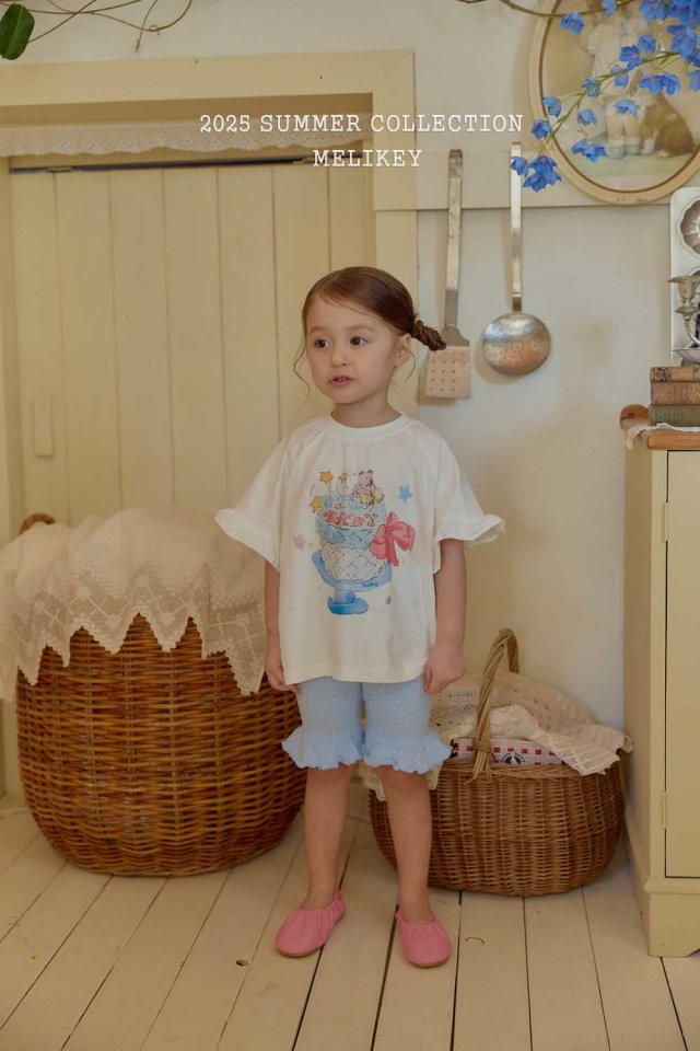 Melikey - Korean Children Fashion - #fashionkids - Cake Frill Tee - 4