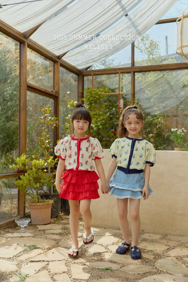 Melikey - Korean Children Fashion - #kidsshorts - Rose Puff Cardigan - 9