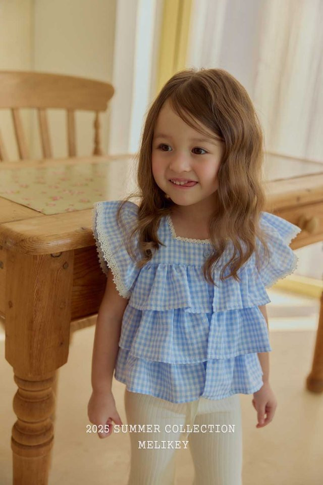 Melikey - Korean Children Fashion - #kidsshorts - Juju Cancan Sleeveless Blouse - 5