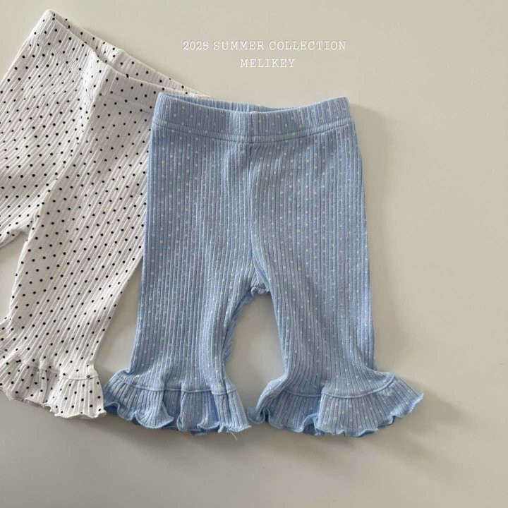 Melikey - Korean Children Fashion - #kidsstore - Frill Leggings - 12
