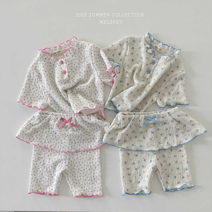 Melikey - Korean Children Fashion - #kidsstore - Lulu Wave Set