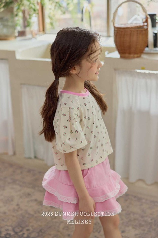 Melikey - Korean Children Fashion - #kidsstore - Denim Lace Cancan Skirt - 6