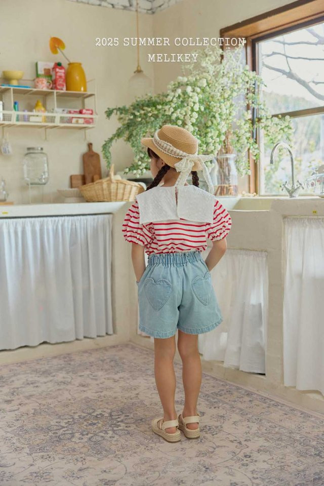 Melikey - Korean Children Fashion - #kidsstore - Marine Puff Tee - 12