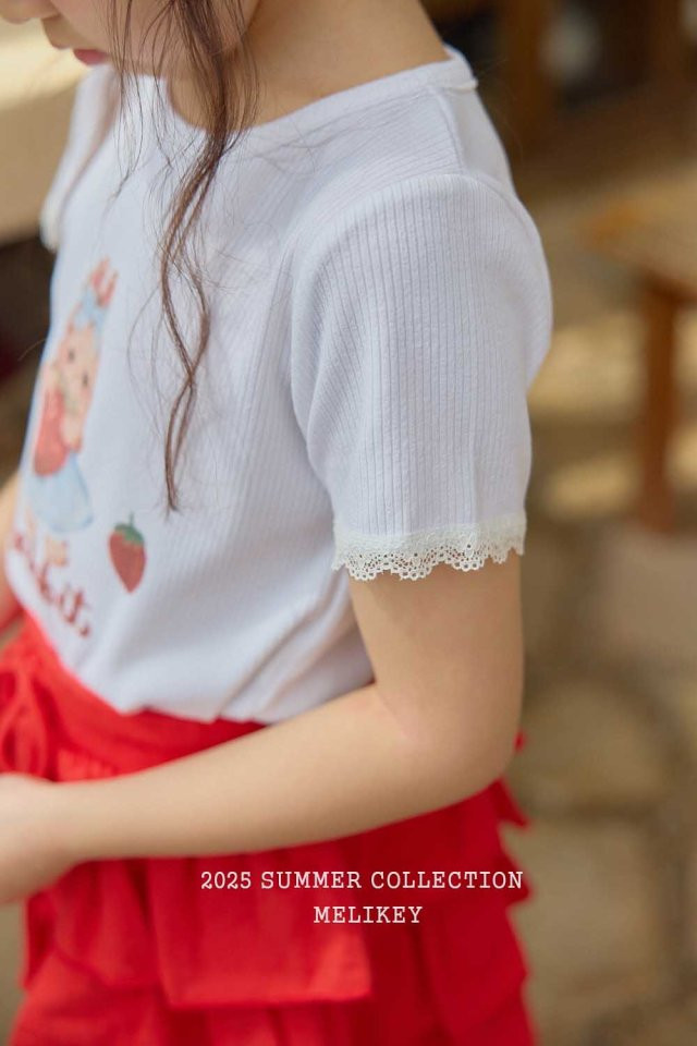 Melikey - Korean Children Fashion - #kidsstore - Sweet Rabbit Tee - 7