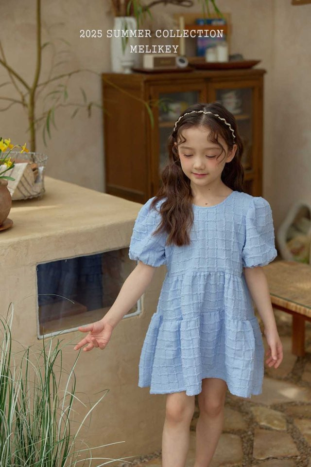Melikey - Korean Children Fashion - #kidzfashiontrend - Ricco Back Ribbon One-piece - 8