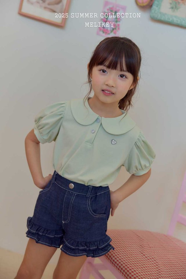 Melikey - Korean Children Fashion - #kidzfashiontrend - Nana Linen Frill Shorts - 7