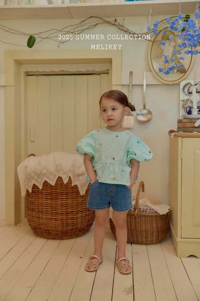 Melikey - Korean Children Fashion - #kidzfashiontrend - Mini Denim Shorts - 10