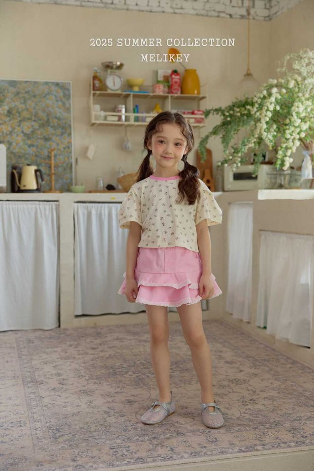 Melikey - Korean Children Fashion - #kidzfashiontrend - Denim Lace Cancan Skirt - 7