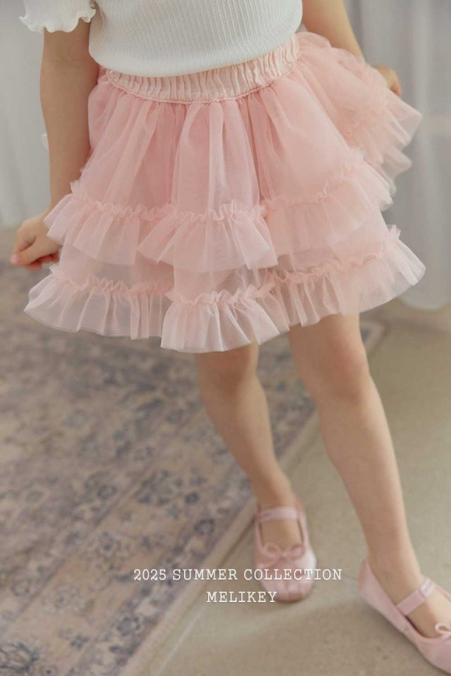Melikey - Korean Children Fashion - #kidzfashiontrend - Cancan Frill Sha Skirt - 9