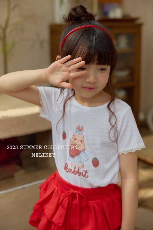 Melikey - Korean Children Fashion - #kidzfashiontrend - Sweet Rabbit Tee - 8