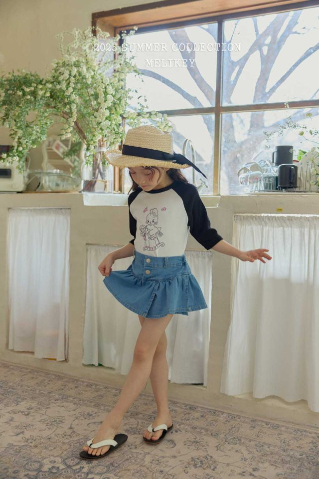 Melikey - Korean Children Fashion - #kidzfashiontrend - Two Button Skirt Shorts - 3