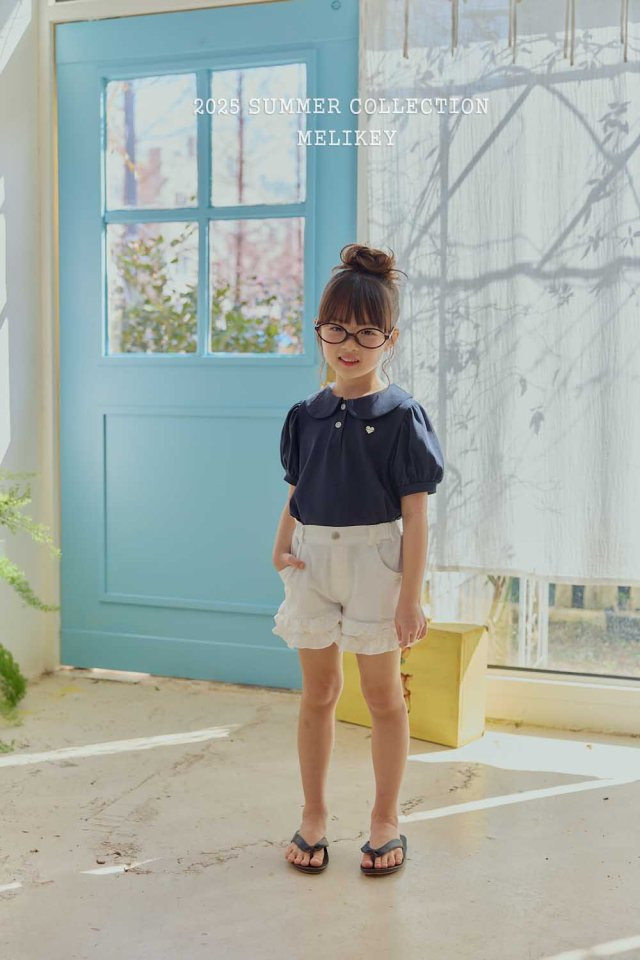 Melikey - Korean Children Fashion - #littlefashionista - Nana Linen Frill Shorts - 9