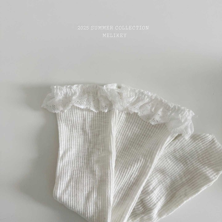 Melikey - Korean Children Fashion - #littlefashionista - Alice Frill Socks - 3