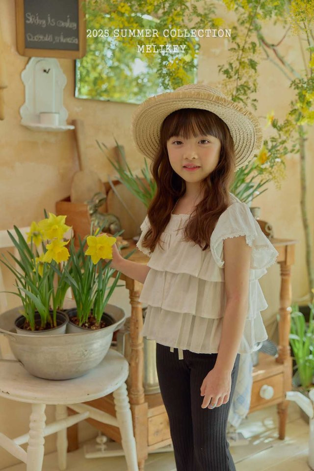 Melikey - Korean Children Fashion - #littlefashionista - Juju Cancan Sleeveless Blouse - 9