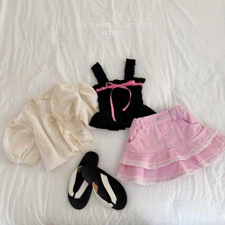 Melikey - Korean Children Fashion - #littlefashionista - Rosa Puff Cardigan - 8
