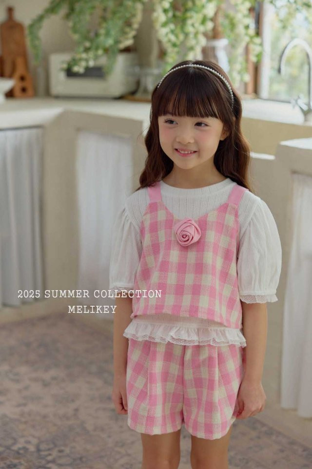 Melikey - Korean Children Fashion - #magicofchildhood - Check Vest - 3
