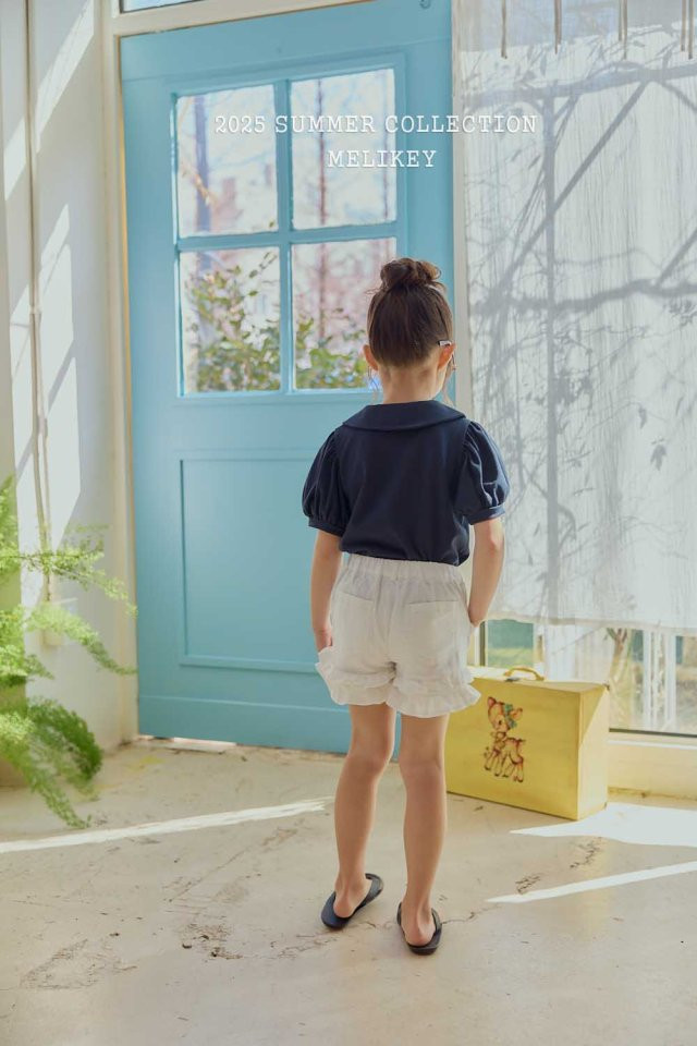 Melikey - Korean Children Fashion - #magicofchildhood - Nana Linen Frill Shorts - 10