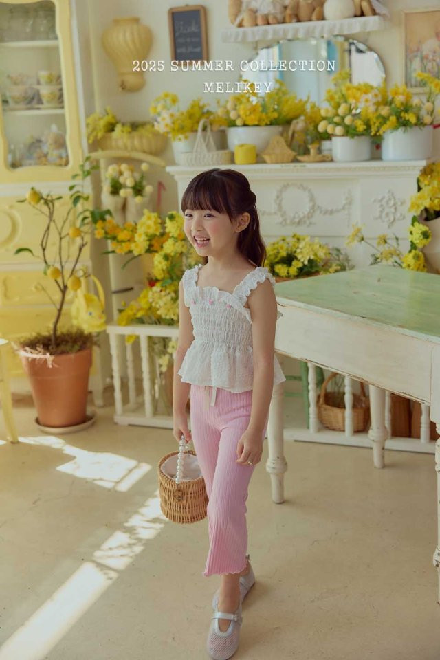 Melikey - Korean Children Fashion - #magicofchildhood - Rose Sleeveless Blouse - 7