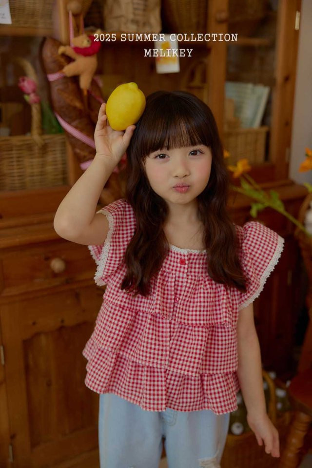 Melikey - Korean Children Fashion - #magicofchildhood - Juju Cancan Sleeveless Blouse - 10