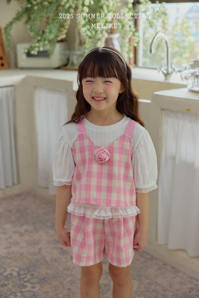 Melikey - Korean Children Fashion - #magicofchildhood - Check Vest - 4