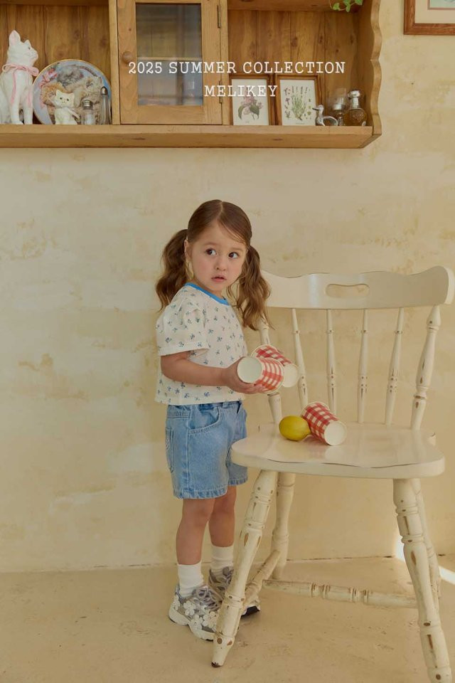 Melikey - Korean Children Fashion - #prettylittlegirls - Embroidered Ribbon Shorts - 7