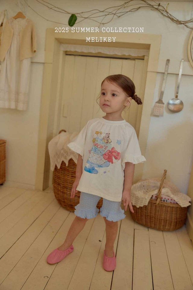 Melikey - Korean Children Fashion - #stylishchildhood - Frill Leggings - 5