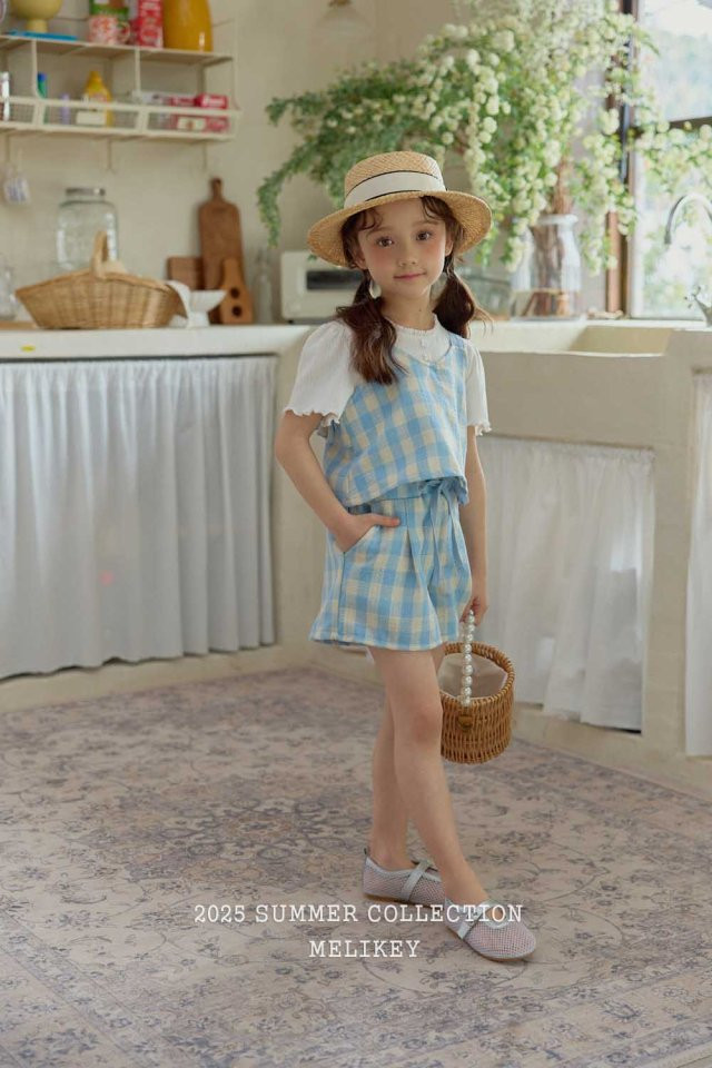 Melikey - Korean Children Fashion - #todddlerfashion - Check Shorts - 5