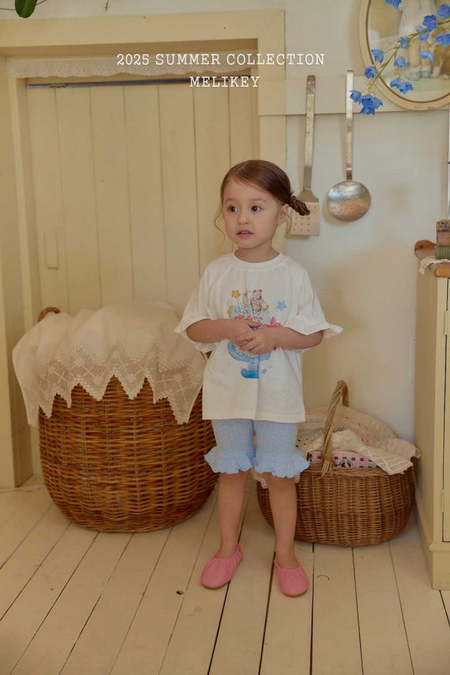 Melikey - Korean Children Fashion - #todddlerfashion - Frill Leggings - 4