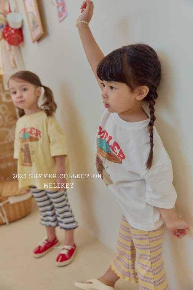 Melikey - Korean Children Fashion - #toddlerclothing - Space Bear Tee - 3
