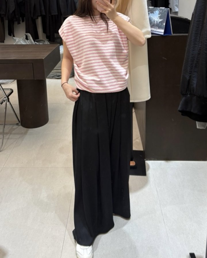 Merry J - Korean Women Fashion - #womensfashion - Stripe Er Tee - 4