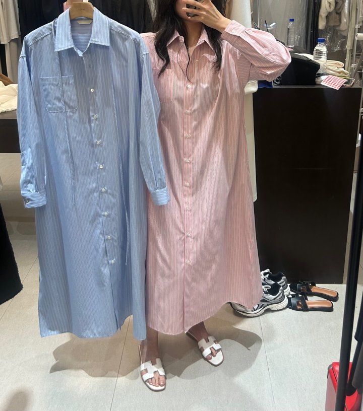 Merry J - Korean Women Fashion - #momslook - Toto Shirt One-piece - 5