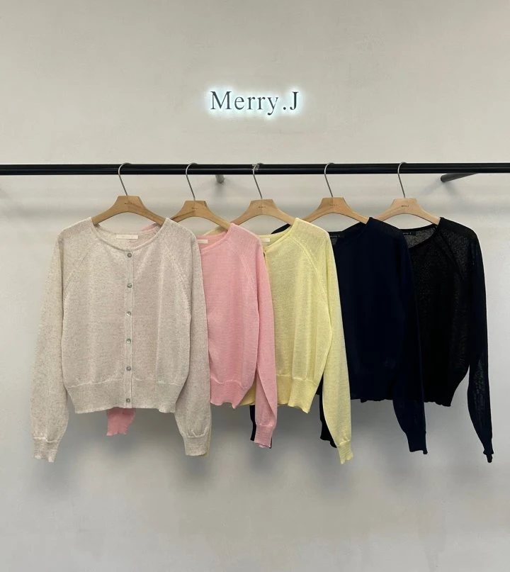 Merry J - Korean Women Fashion - #momslook - Milky Linen Cardigan