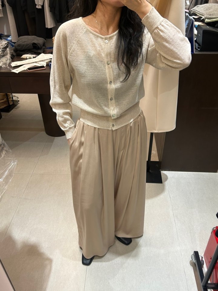 Merry J - Korean Women Fashion - #momslook - Milky Linen Cardigan - 11