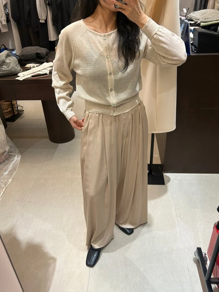 Merry J - Korean Women Fashion - #momslook - Milky Linen Cardigan - 9