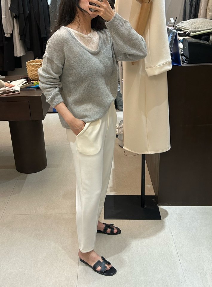 Merry J - Korean Women Fashion - #momslook - Weasel Raglan Knit - 10