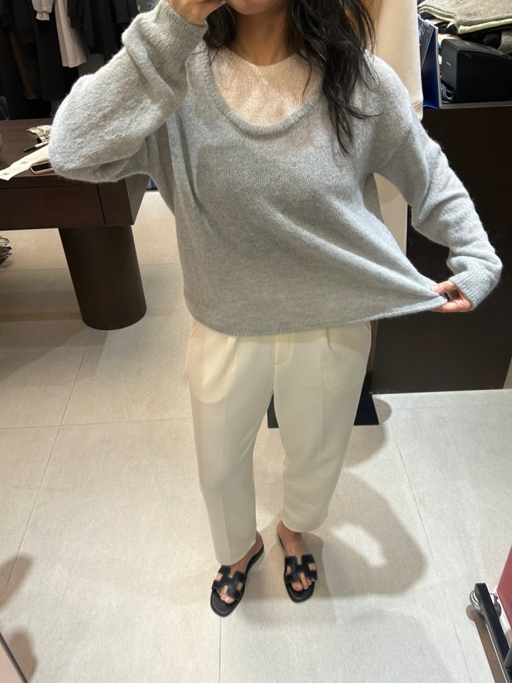Merry J - Korean Women Fashion - #womensfashion - Weasel Raglan Knit - 4