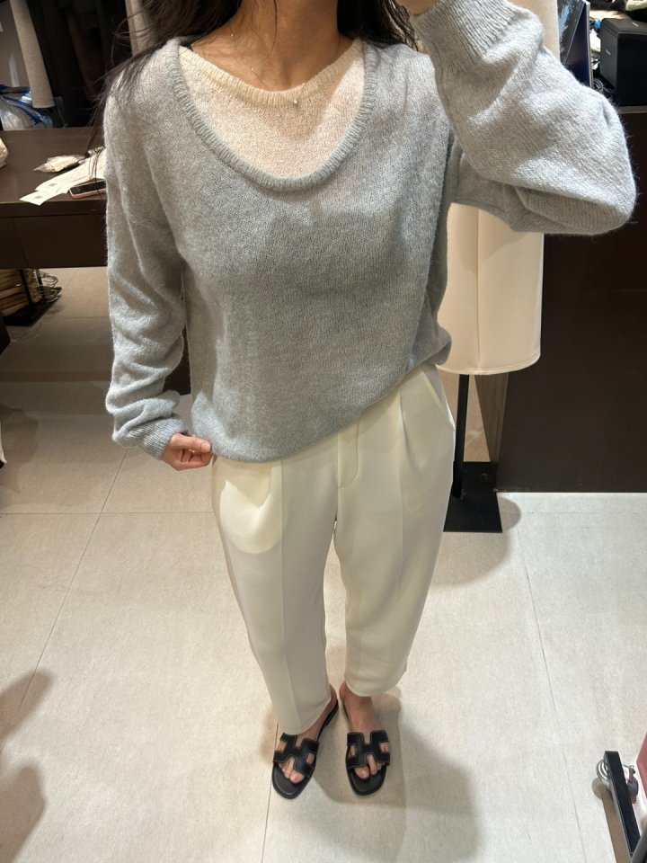 Merry J - Korean Women Fashion - #momslook - Weasel Raglan Knit - 6